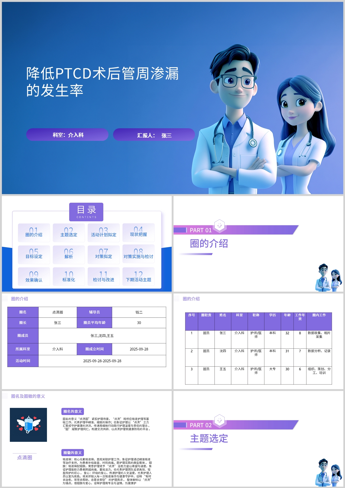 降低PTCD术后管周渗漏的发生率品管圈模版