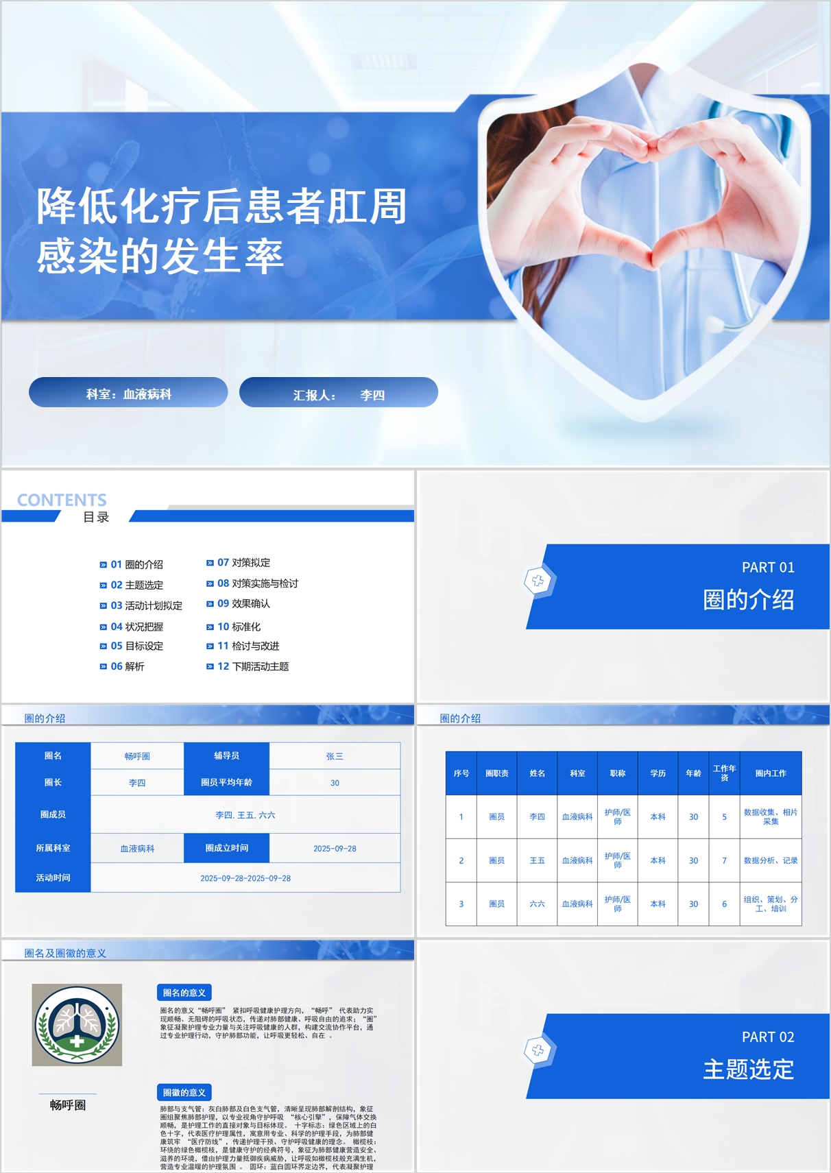 降低化疗后患者肛周感染的发生率品管圈PPT模版