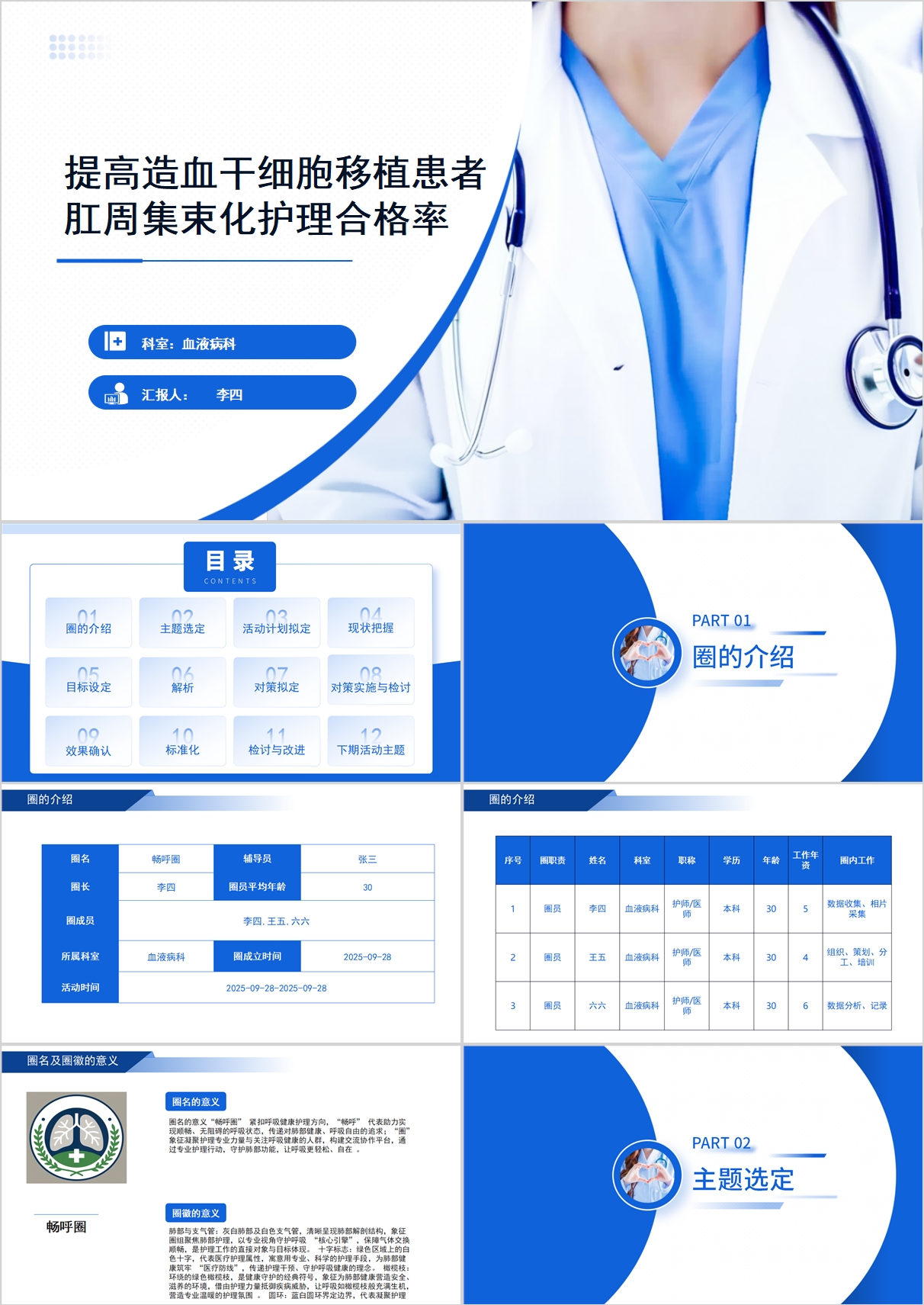 提高造血干细胞移植患者肛周集束化护理合格率品管圈模版